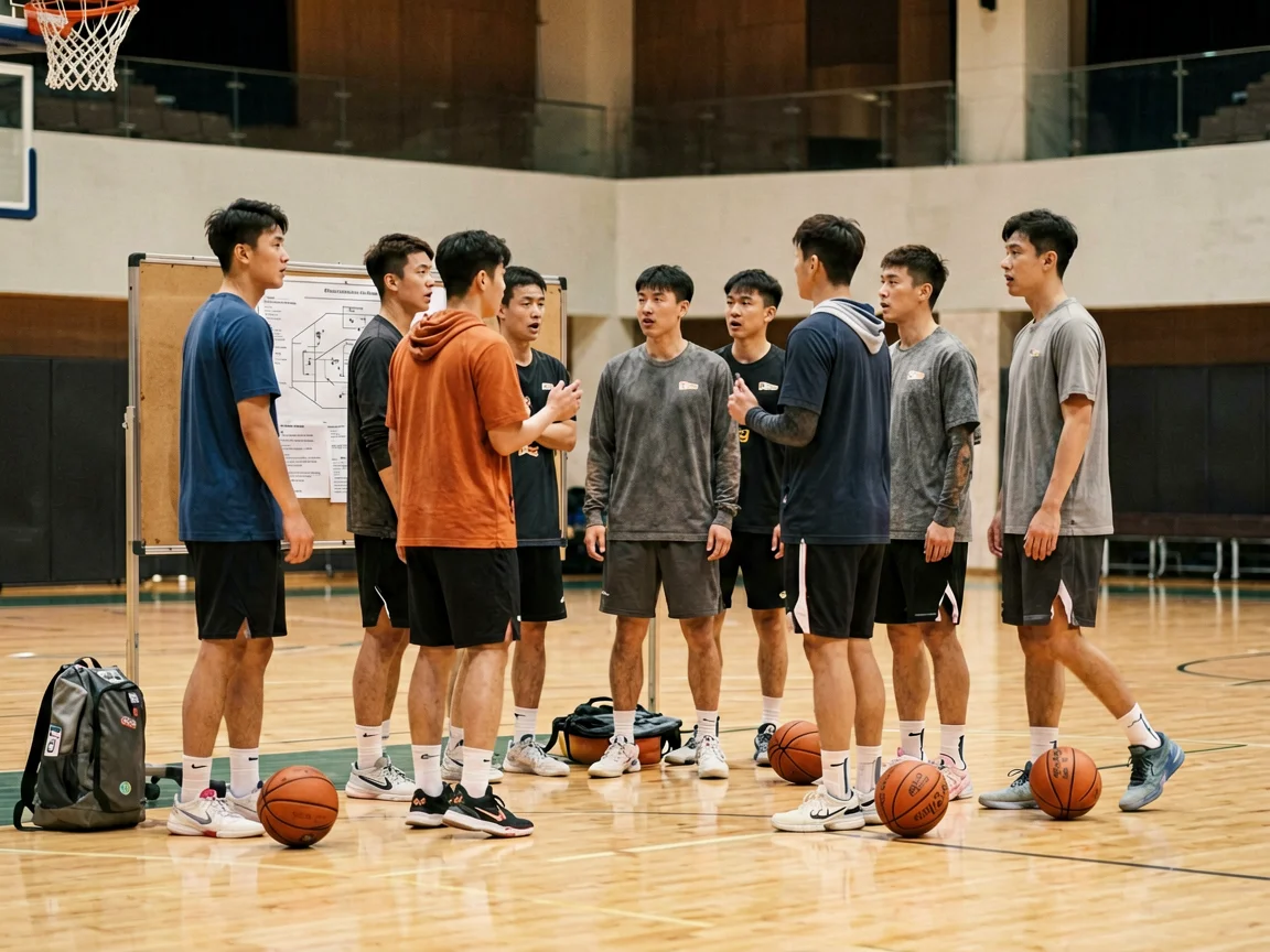 体育赛场准备,阿坎吉进球